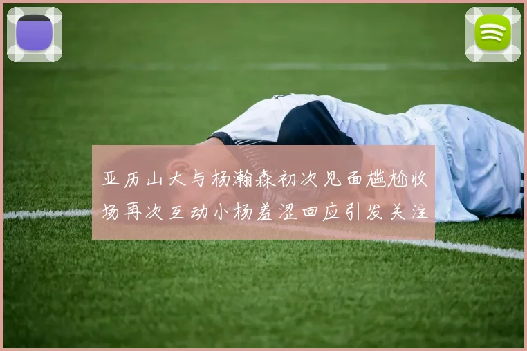 亚历山大与杨瀚森初次见面尴尬收场再次互动小杨羞涩回应引发关注